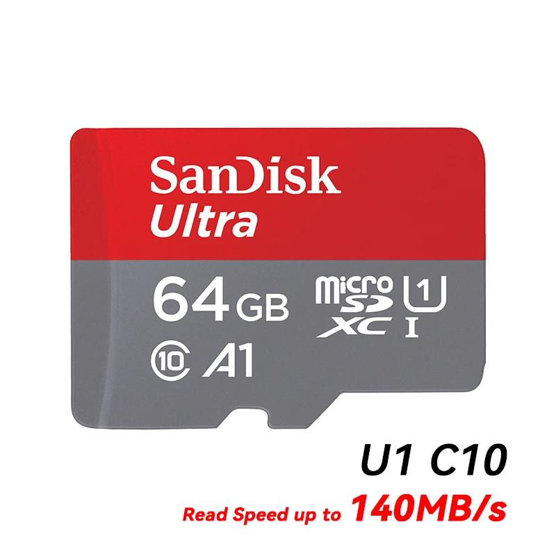 SanDisk Ʈ ũSDXC UHS-I ޸ ī,  , 128GB, 256GB, 512GB, 1TB-ִ 140 MB/s, C10, U1, Ǯ HD, A1, ũSD ī